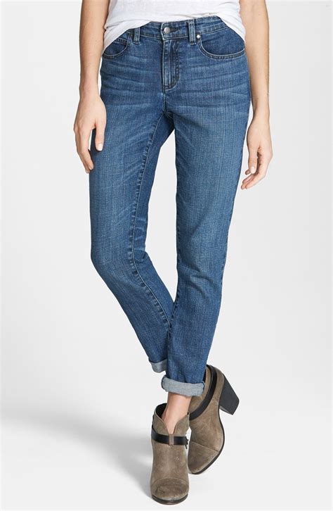 eileen fisher boyfriend jeans